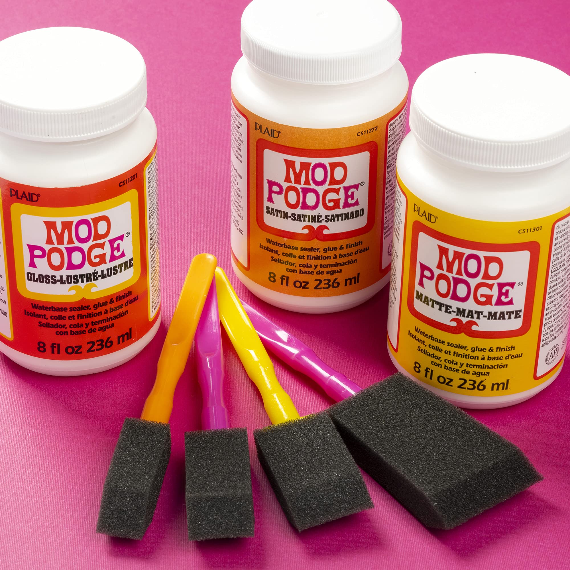 Mod Podge CS11304 Waterbase Sealer, Glue and Finish - 128 oz Matte Finish for DIY Crafts, Scrapbooking & Decoupage Projects | Non-Toxic Sealing Solution for Wood, Fabric & Paper Crafts