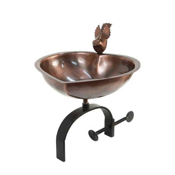 Heart Shaped Birdbath for Garden - Outdoor Decorative Bird Bath with Stand, Perfect for Attracting Birds to Your Backyard or Patio