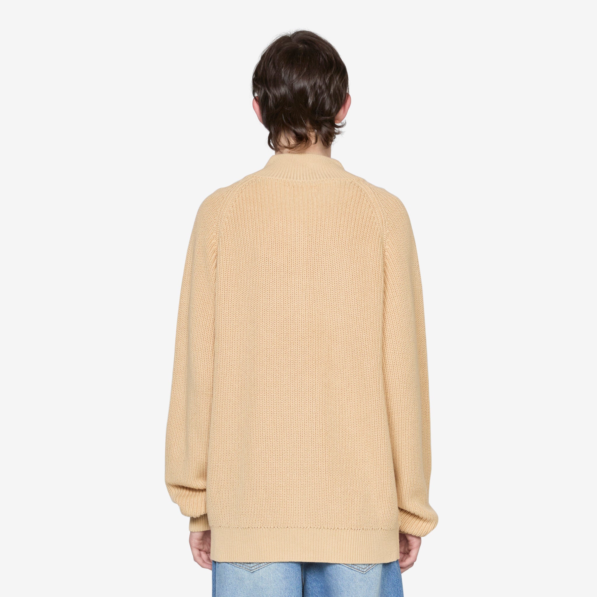 Dragon Zip Thru Knit Sweater Sand - Stylish & Comfortable Pullover for Men & Women - Perfect for Casual Wear, Outdoor Activities & Travel