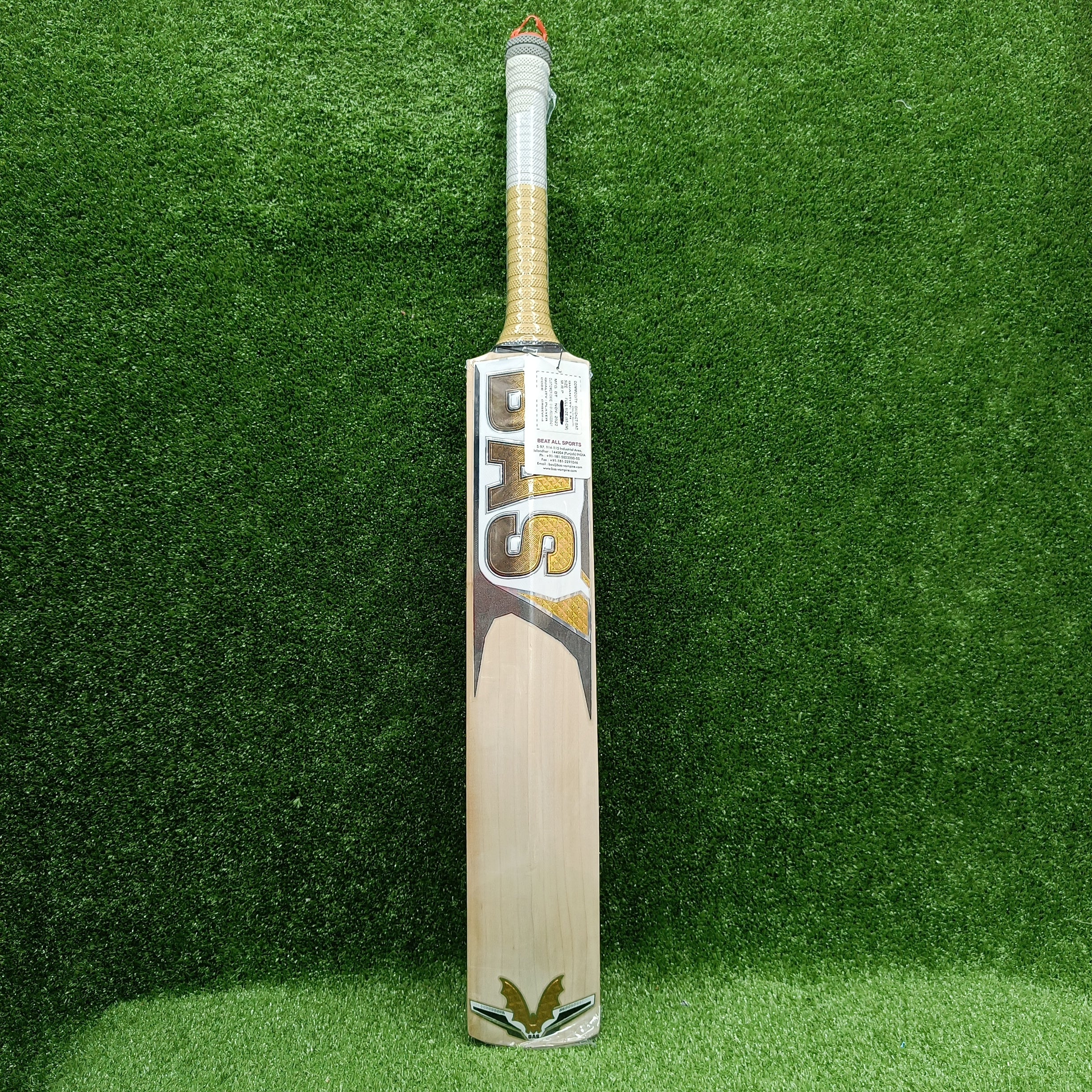 Premium BAS Player MSD Edition English Willow Cricket Bat - High Performance for Professional Matches & Training | Perfect for Cricket Enthusiasts & Competitive Players