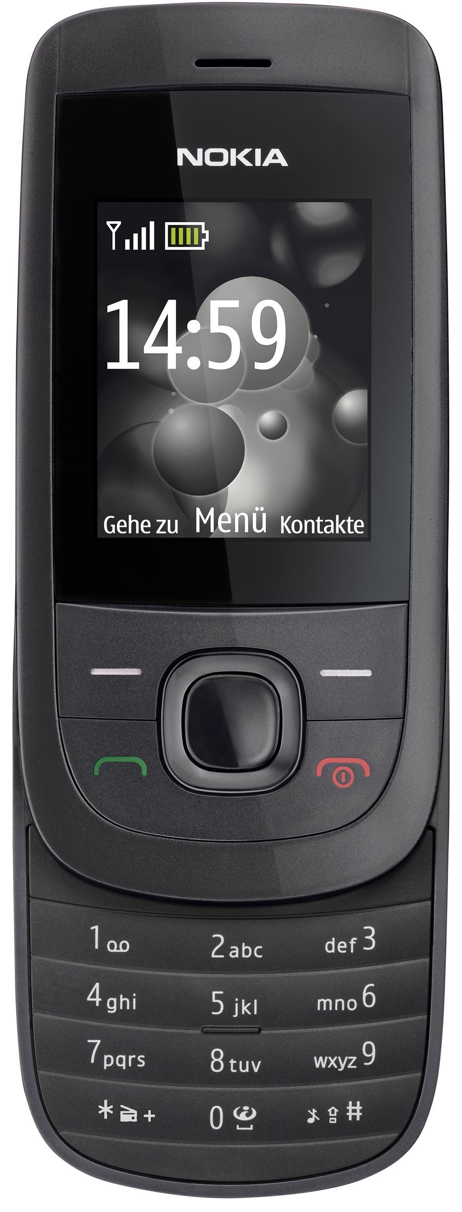 Nokia 2220 Slide Phone with MP3 Player, GPRS, Ovi Mail & Airplane Mode - Perfect for Travel, Business & Everyday Use