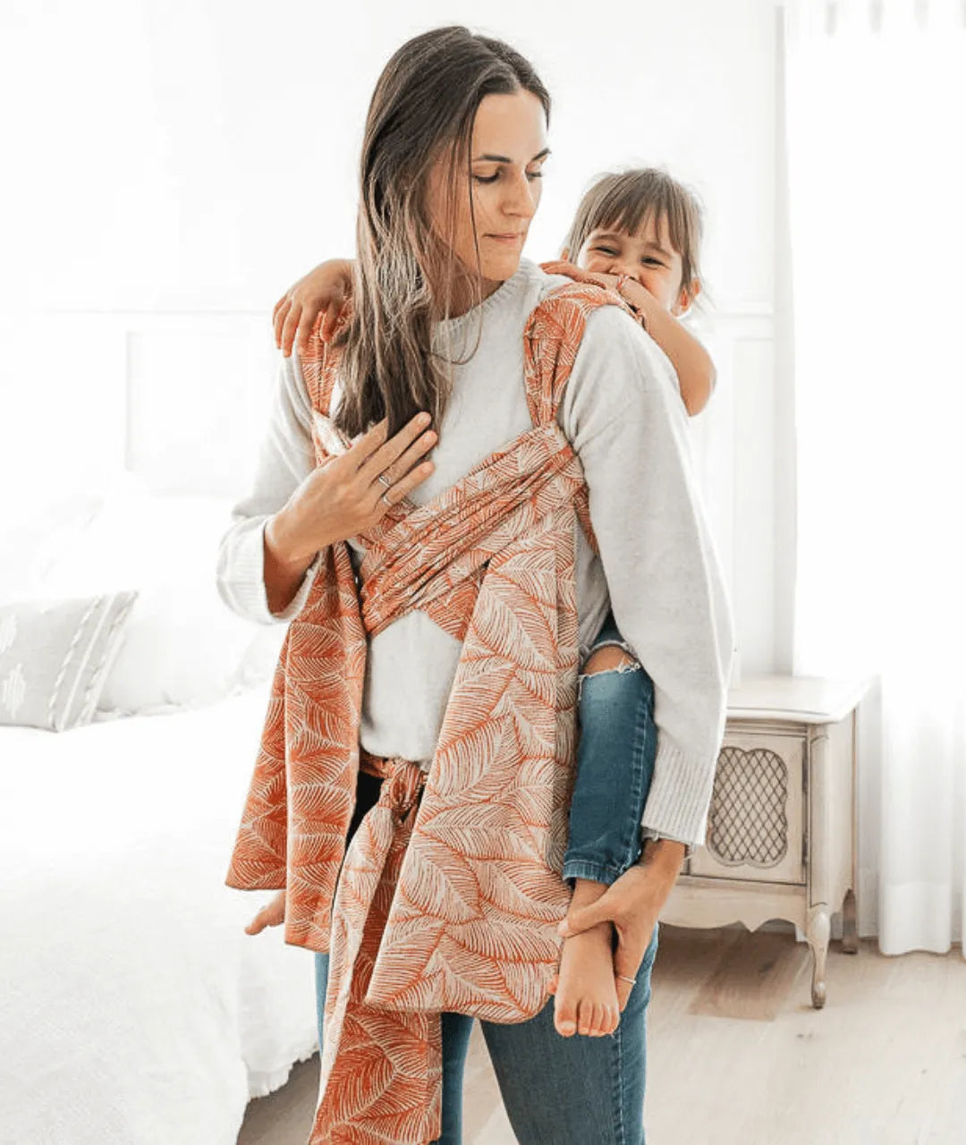 Meh Dai Baby Carrier - 3 in 1 Adjustable Sling Wrap for Newborn to Toddler - Stylish Pattern Designs - Perfect for Hands-Free Parenting, Shopping & Outdoor Adventures