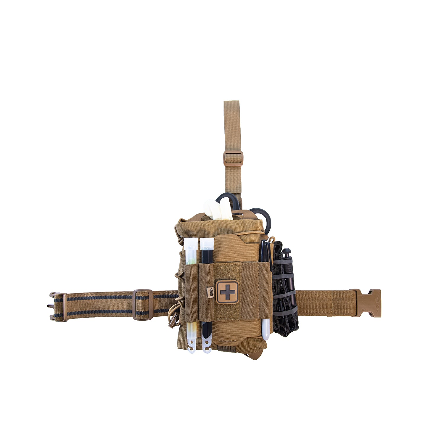 High Speed Gear ReFlex Leg Rig System - Tactical Carrier & Medical Roll Pouch | Made in USA | Perfect for Military, Law Enforcement & Outdoor Adventures