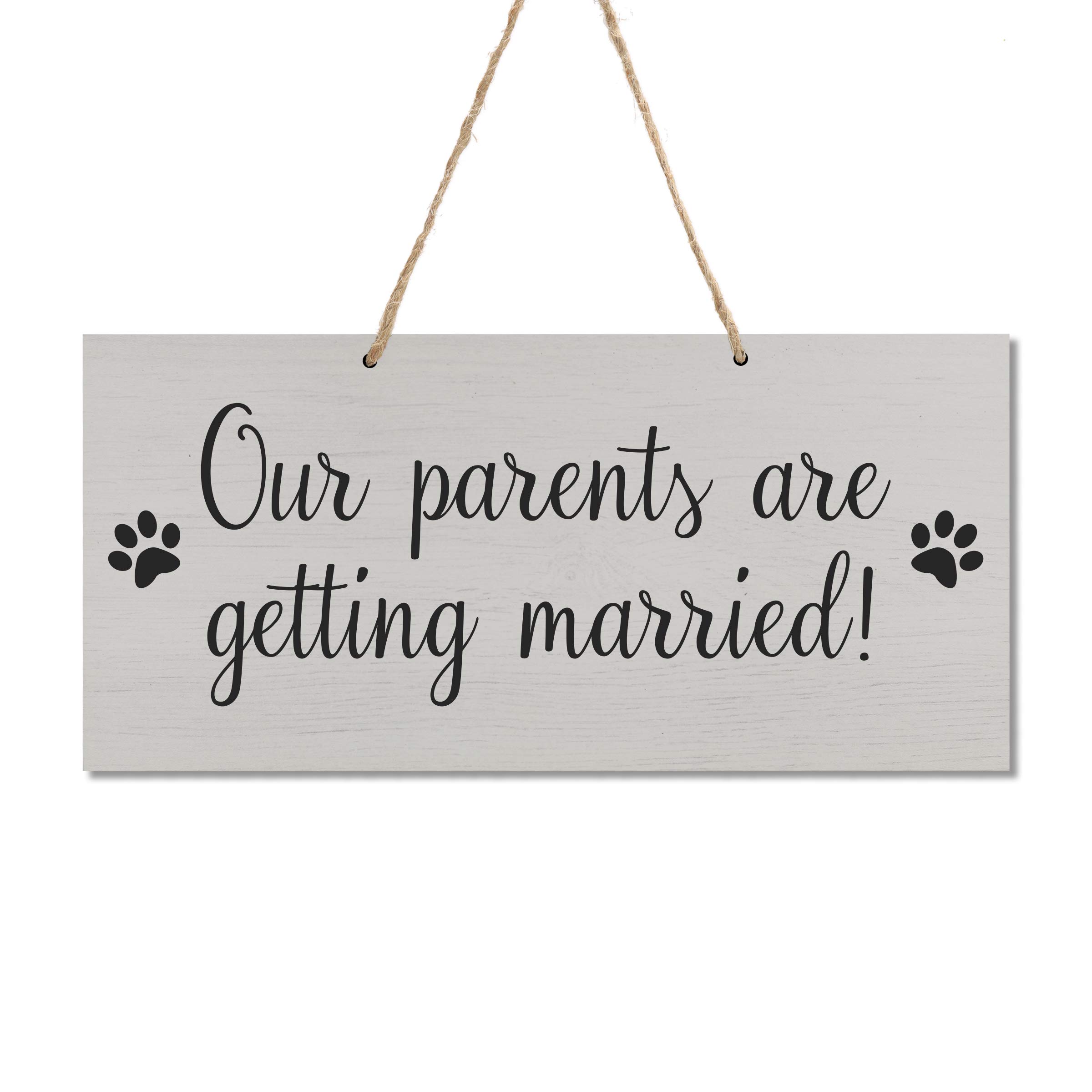 Dog Wedding Sign - Milestones Anniversary Decor for Bride & Groom - Perfect for Pet-Friendly Ceremonies