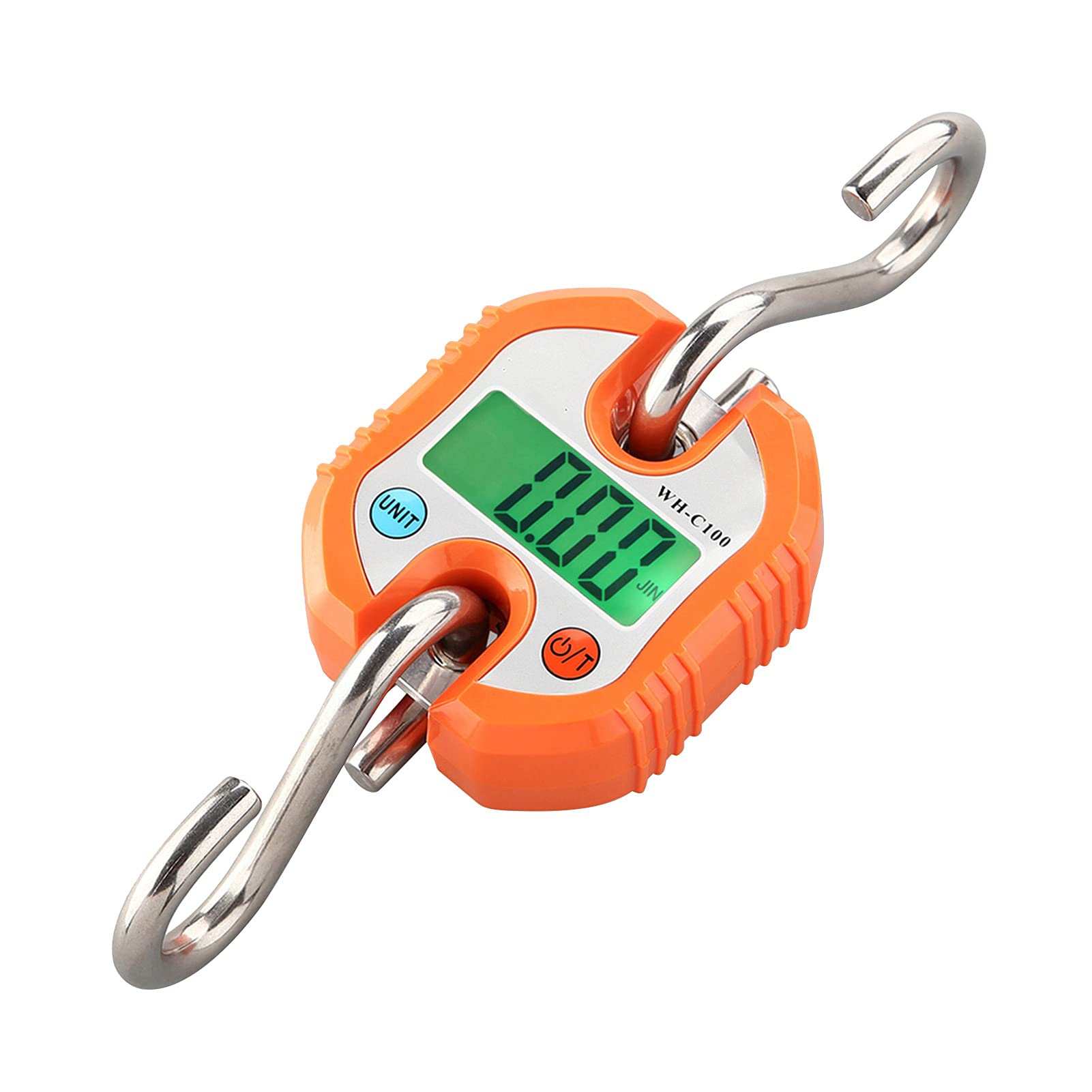 **MengK Mini Portable Digital Hanging Scale - 150kg Capacity with Zero Tracking & Tare Function - Electronic Crane Scale for Luggage, Fish, Hunting & Outdoor Weighing - Perfect for Travel, Shipping & Home Use**