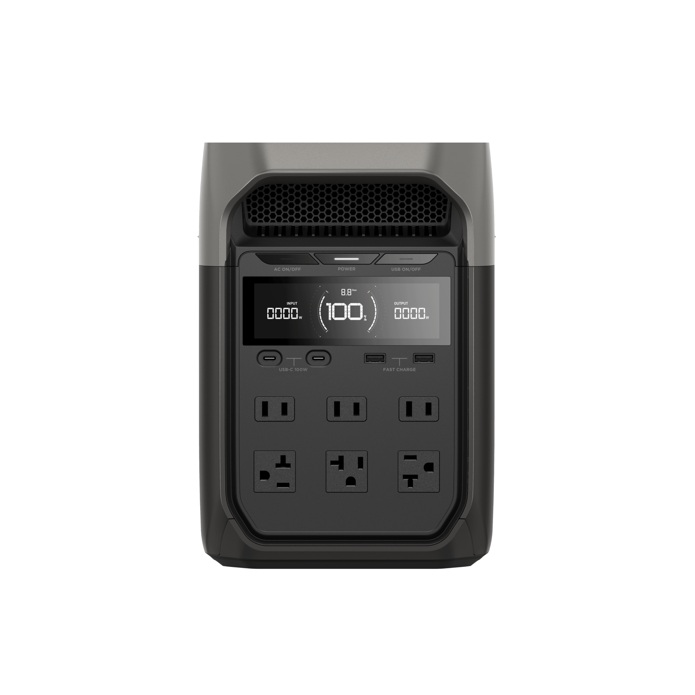 EcoFlow DELTA 3 Portable Power Station 2000W | Solar Generator for Camping, Emergencies & Off-Grid Living | Fast Charging Backup Battery for Home, RV & Outdoor Adventures