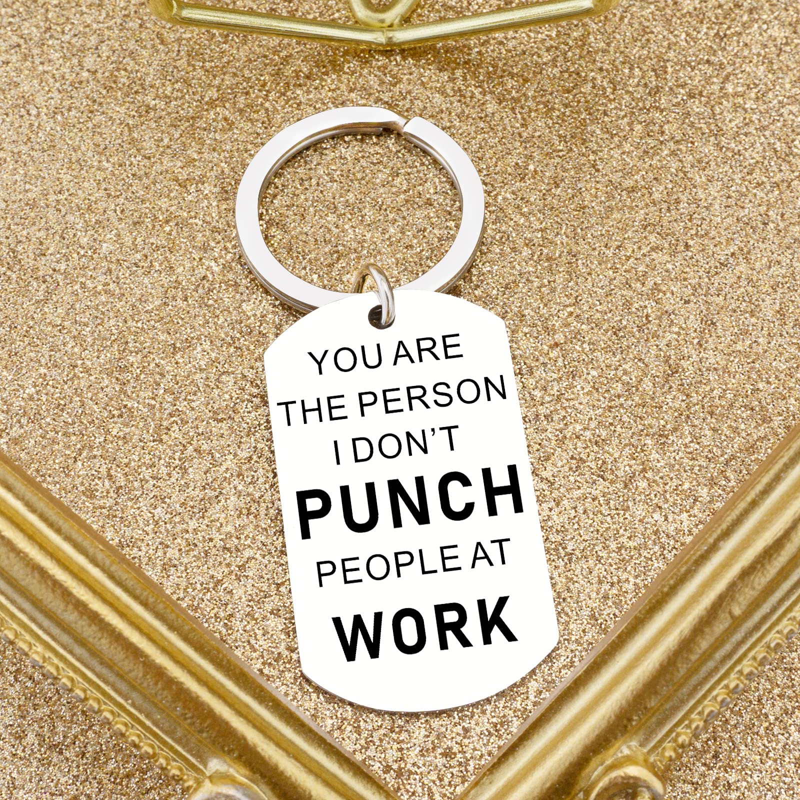 Funny Christmas Keychain Gifts for Coworkers - Stocking Stuffers for Men, Women, Boss & Friends - Unique White Elephant Gifts for Adults (Perfect for Office Parties, Secret Santa & Holiday Exchanges)