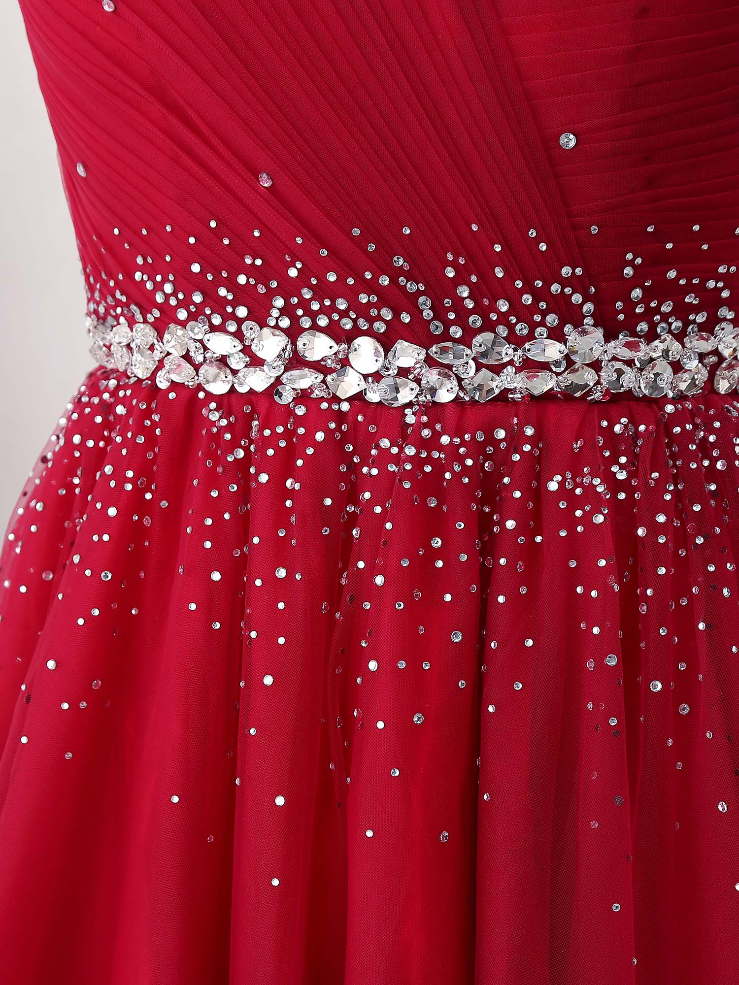 Elegant Burgundy Tulle Sweetheart Neckline Long Prom Dress for Women - Formal Evening Gown for Homecoming, Wedding Guest, and Special Occasions