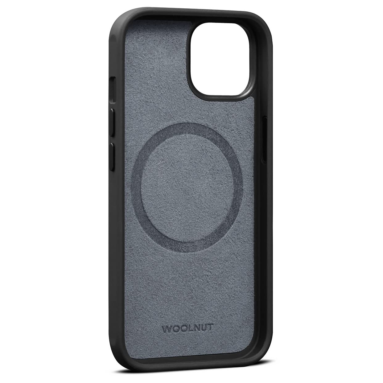 Premium Genuine Leather iPhone 14 Case - Soft Woolnut Grey Protective Cover | Slim Fit, Scratch Resistant | Perfect for Business, Travel & Everyday Use