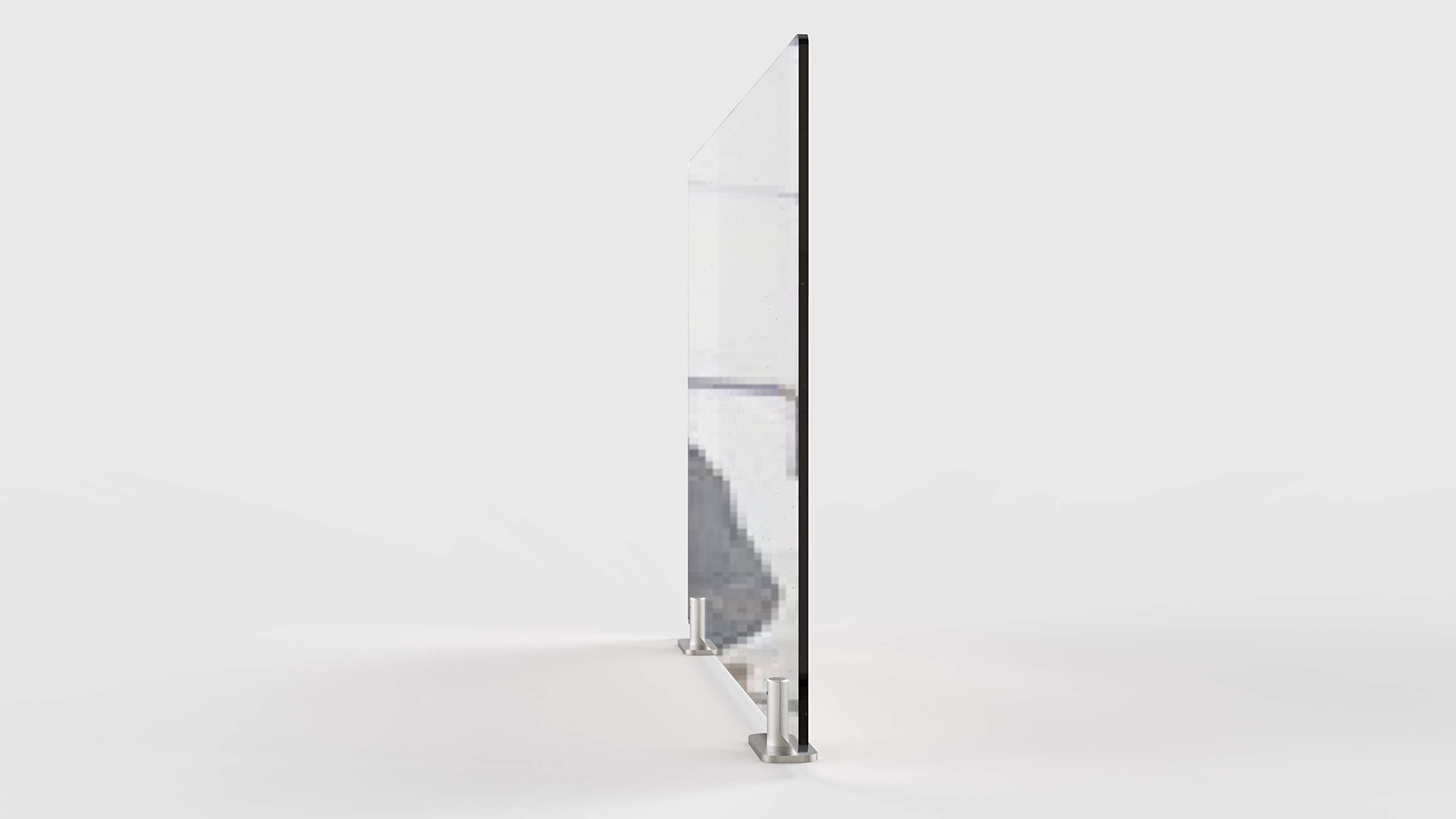 Ghent Clear Partition Extender with Adhesive Tape - 18