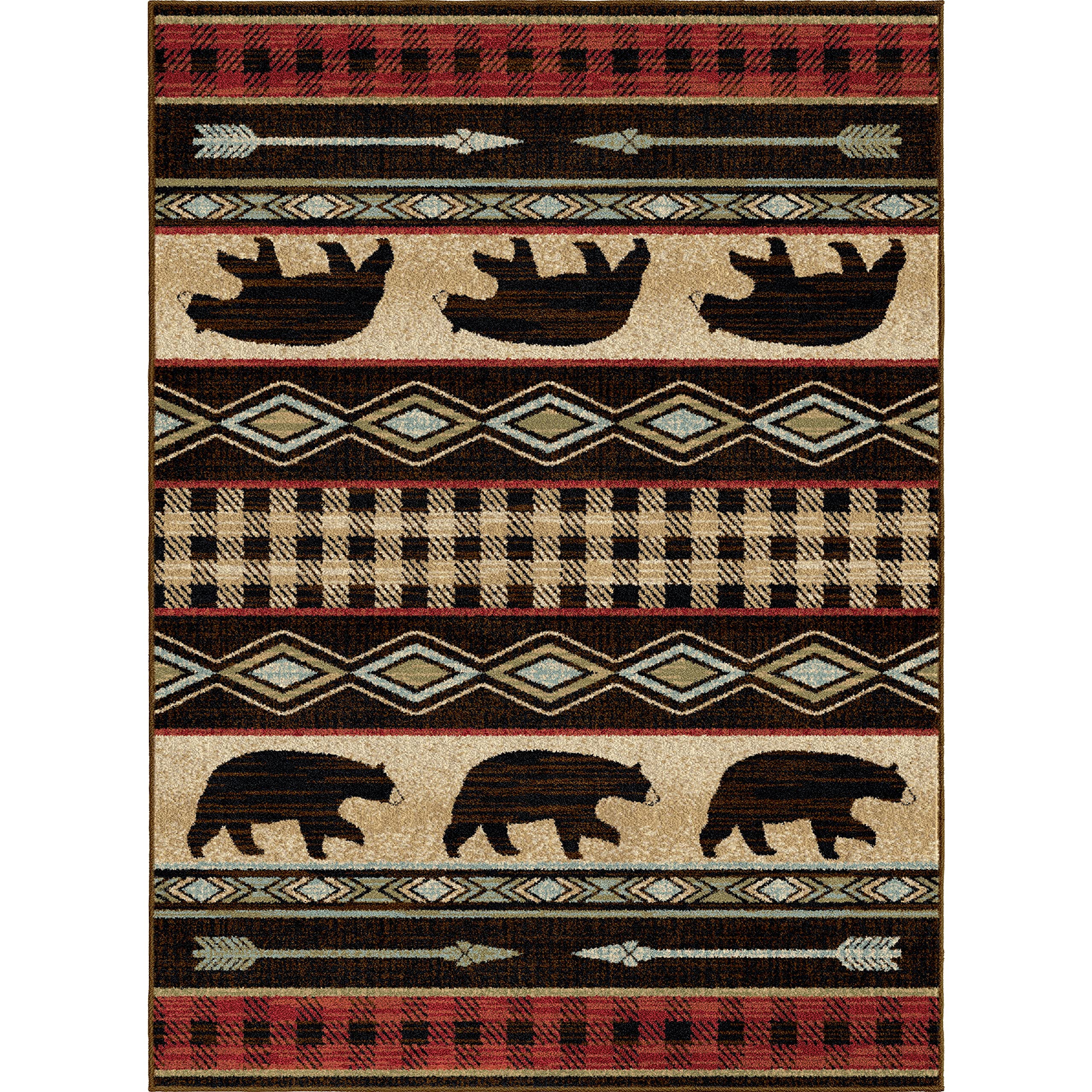 Mayberry Rug Bear Down Area Rug 5'3