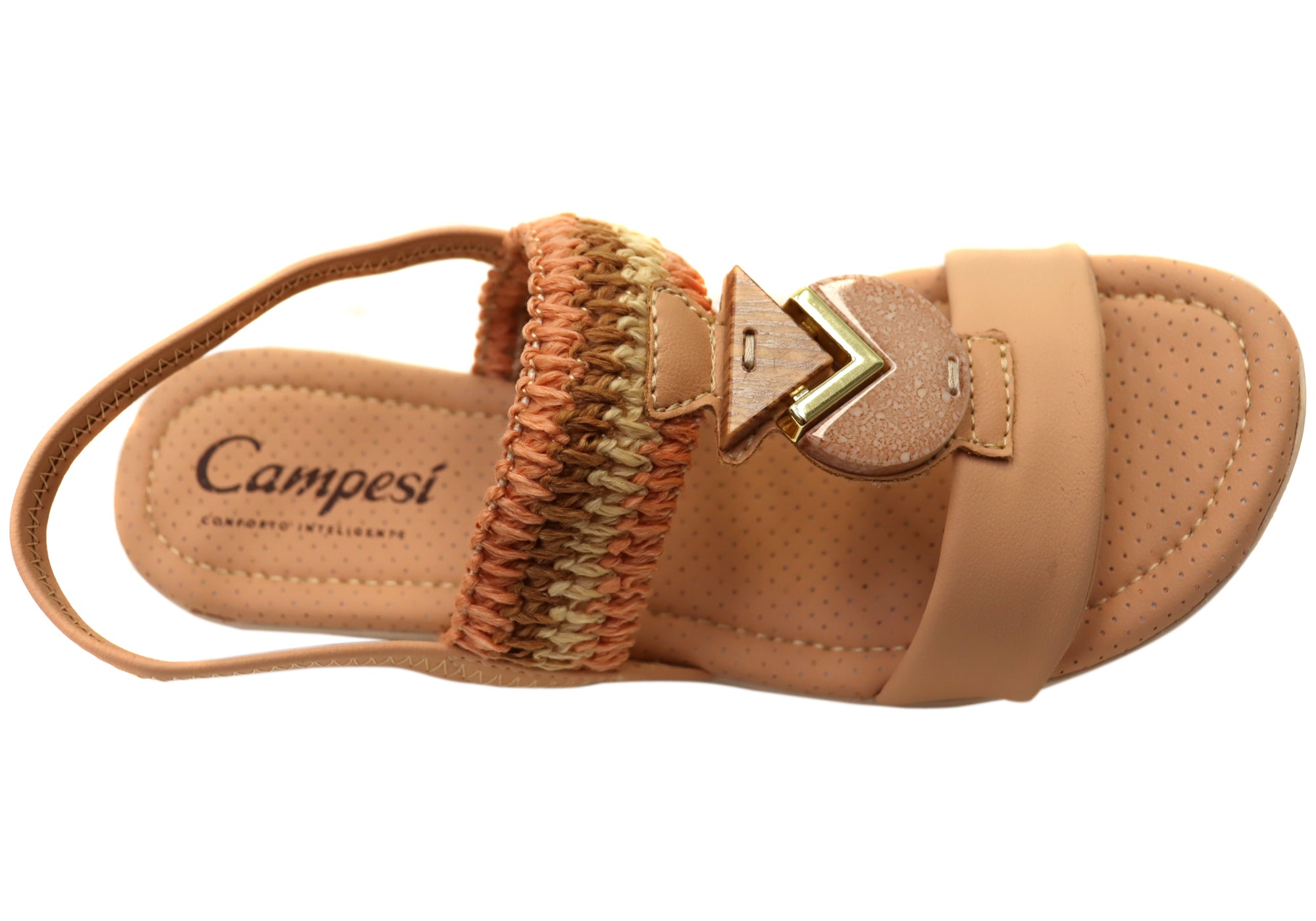 Comfortable Women's Sandals by Campesi Harrisa - Handmade in Brazil - Perfect for Beach, Travel & Summer Outfits