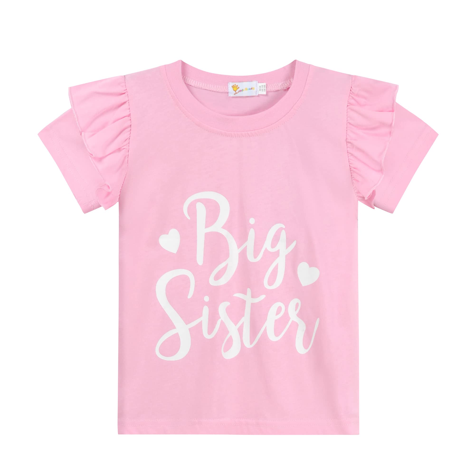 Big Sister Pregnancy Announcement T-Shirt - Toddler 'I'm Being Promoted to Big Sister' Short Sleeve Top | Perfect for Gender Reveal, Baby Shower & Sibling Photo Shoots