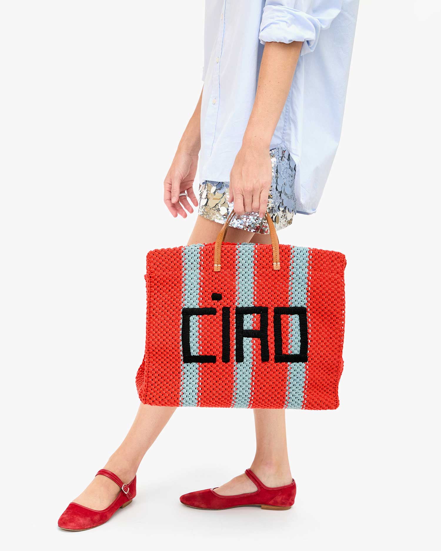 Stylish Summer Tote Bag - Lightweight & Spacious Cotton Beach Tote for Women - Perfect for Shopping, Travel, and Beach Outings