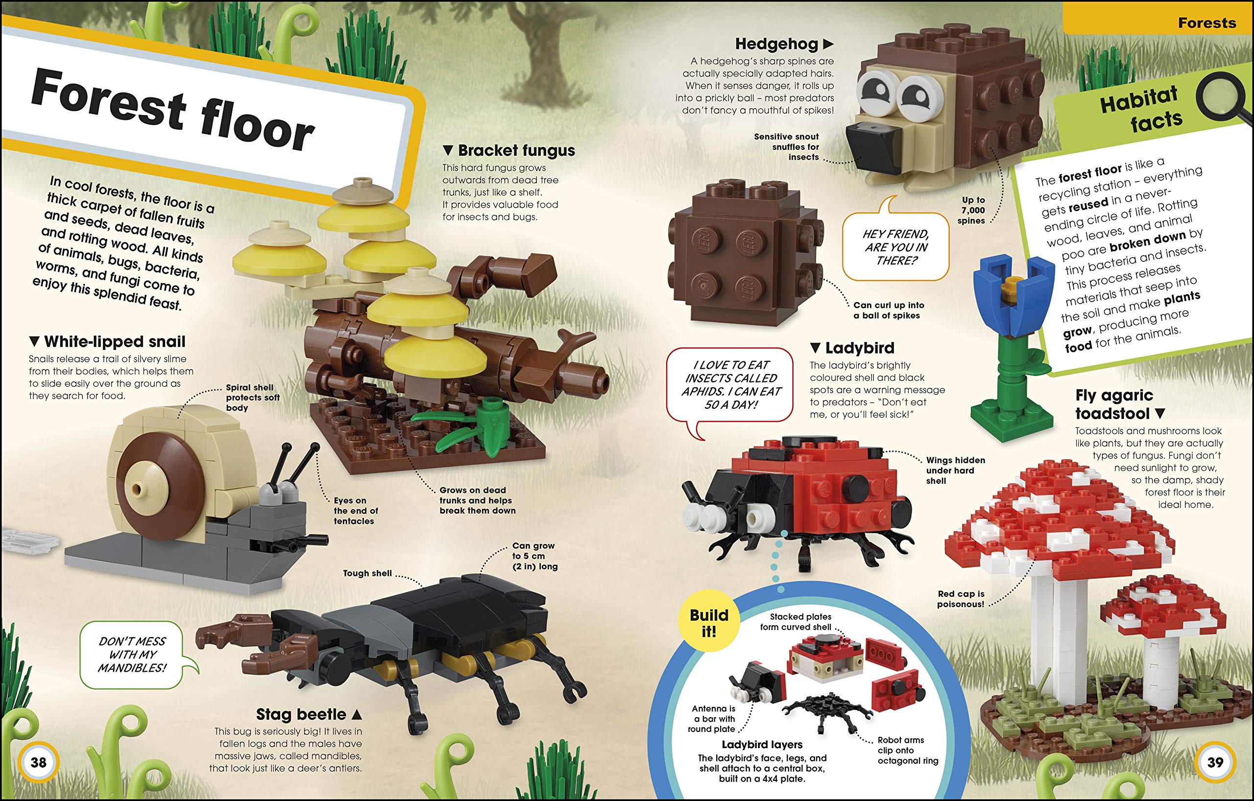 LEGO Super Nature Building Kit - 4 Exclusive Mini Models for Kids & Collectors | Creative STEM Toy for Indoor Play & Gift Giving