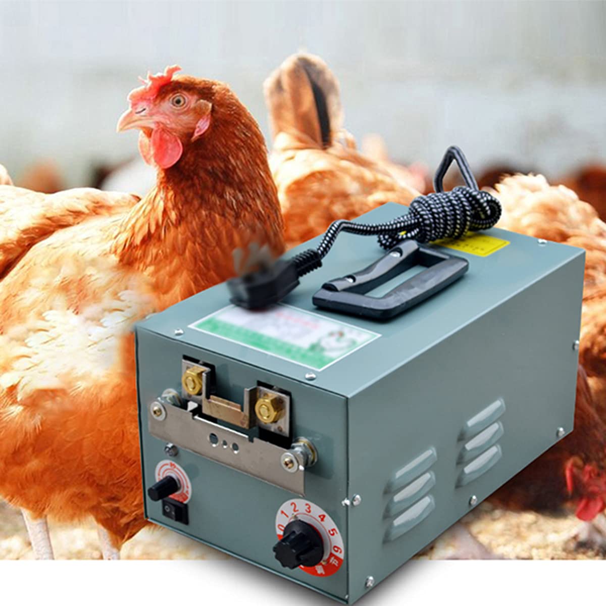 110V Automatic Chicken Debeaking Machine - Poultry Beak Trimmer with 2 Sharp Blades for Safe & Efficient Chick Beak Cutting | Perfect for Small Farms, Hatcheries & Poultry Processing