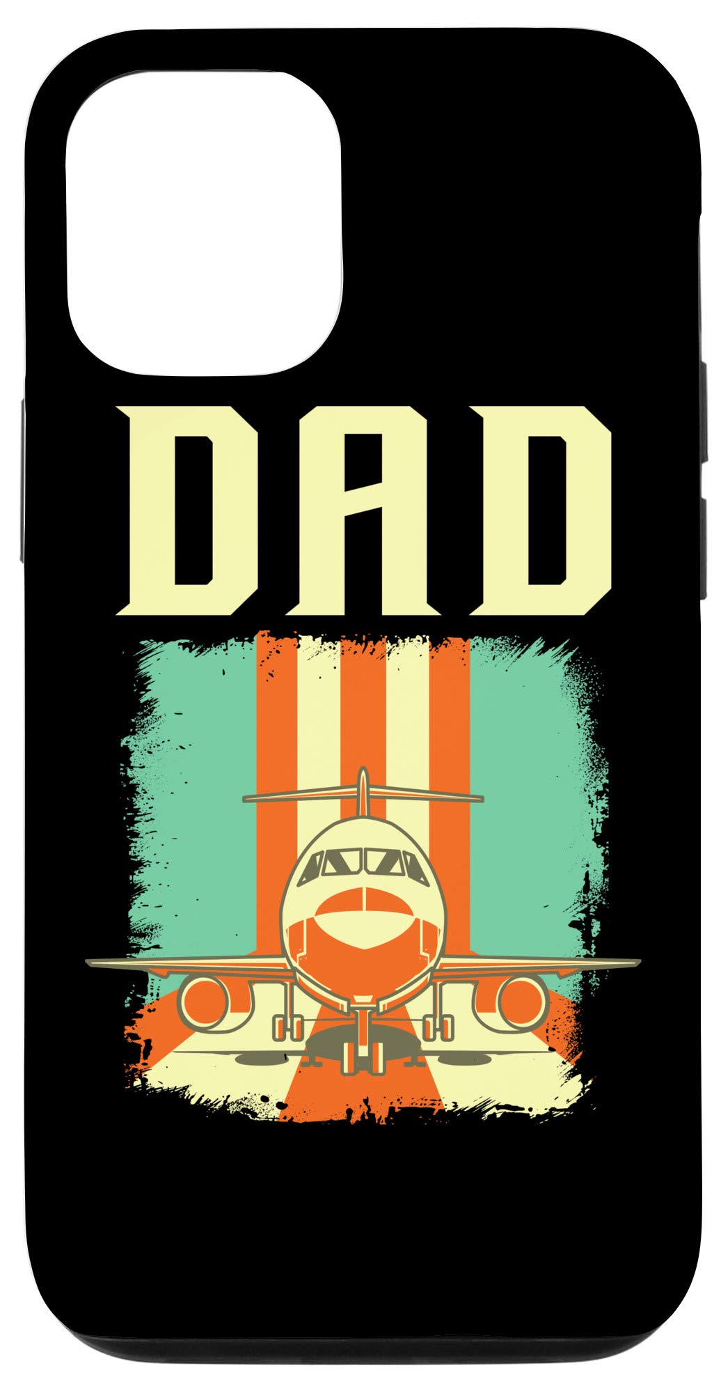 iPhone 12/12 Pro Vintage Airplane Pilot Case - Aviation Themed Phone Cover for Dad - Perfect Father's Day Gift for Airplane Enthusiasts & Travel Lovers