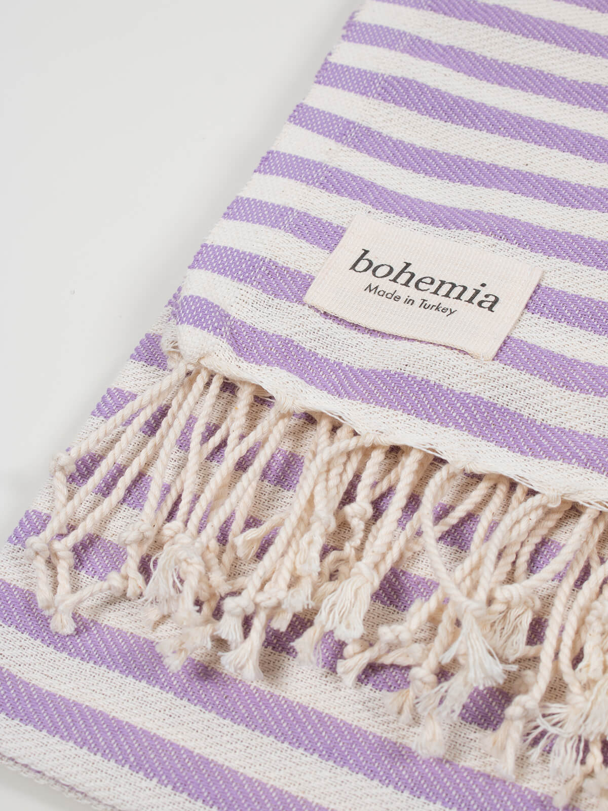 Premium Sorrento Hammam Towel - Soft & Absorbent Lilac Turkish Bath Towel for Spa, Beach & Yoga - Lightweight & Quick-Drying