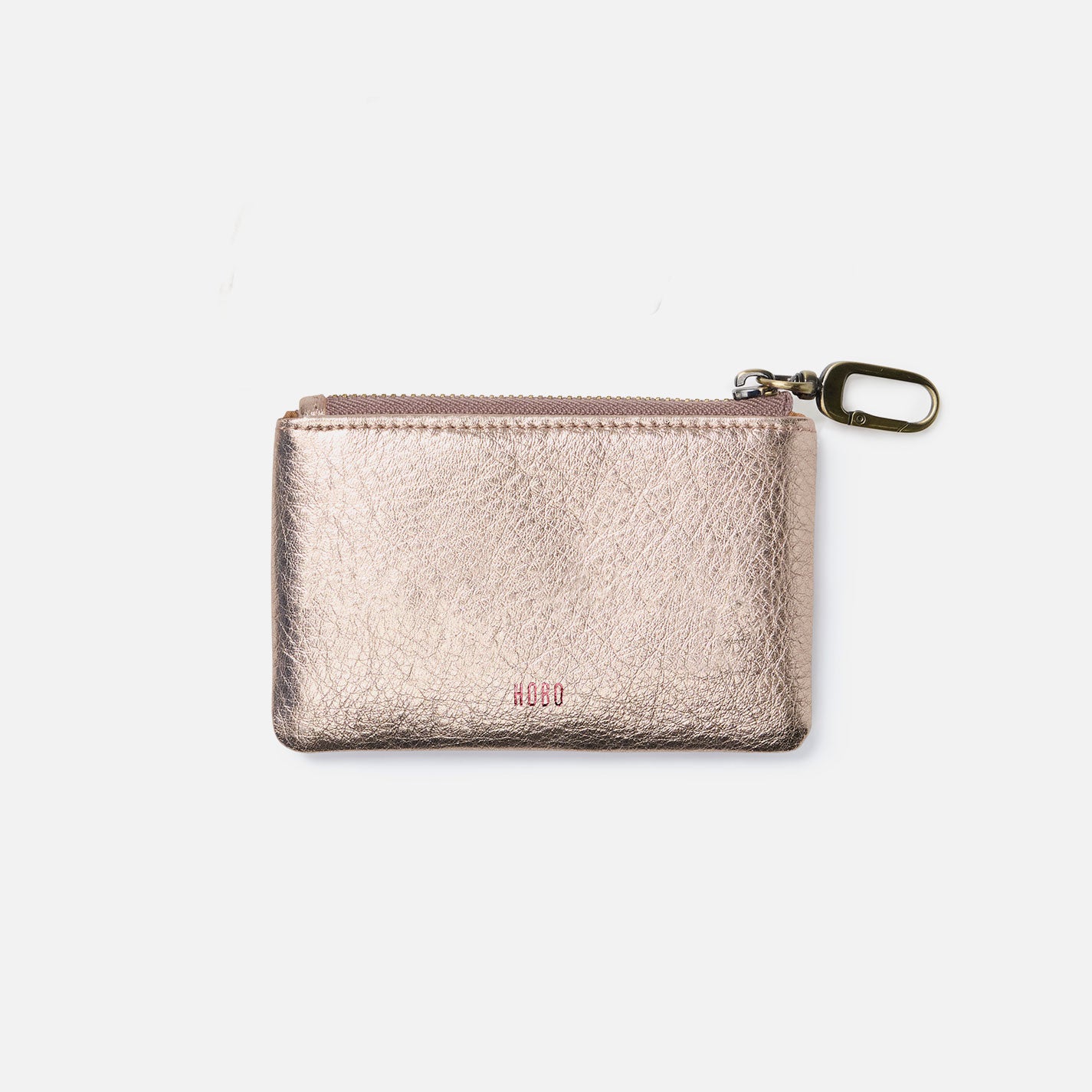 Stylish Metallic Leather Sentiment Pouch in Pink Gold - Perfect for Parties, Weddings & Special Occasions
