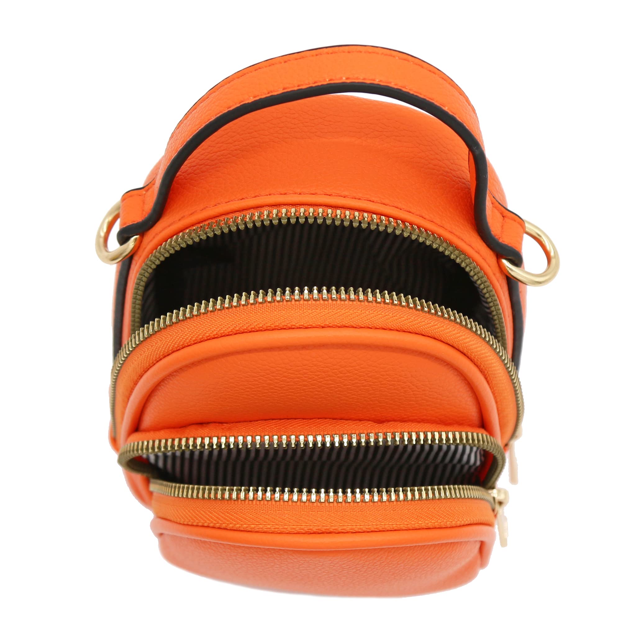 Stylish Two Compartment Mini Oval PU Leather Crossbody Bag for Women - Perfect for Travel, Shopping & Everyday Use