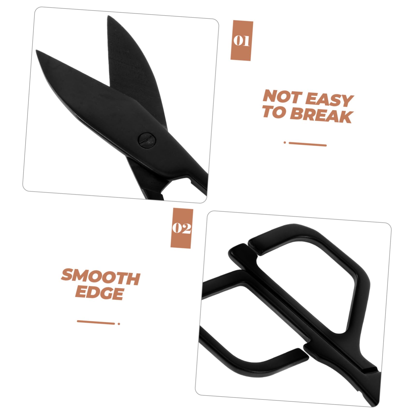 IPetBoom 5-Pack Stainless Steel Nose & Facial Hair Trimmer Scissors - Precision Eyebrow, Beard, and Brow Shaping Shears for Men & Women - Perfect for Grooming, Travel, and Personal Care (Black)
