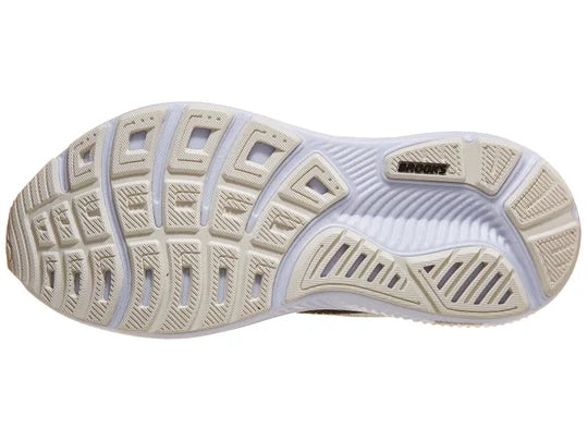 Brooks Women's Ghost 17 Running Shoes - White/Black/Rose Gold | Lightweight Cushioned Sneakers for Road Running, Jogging & Gym Workouts