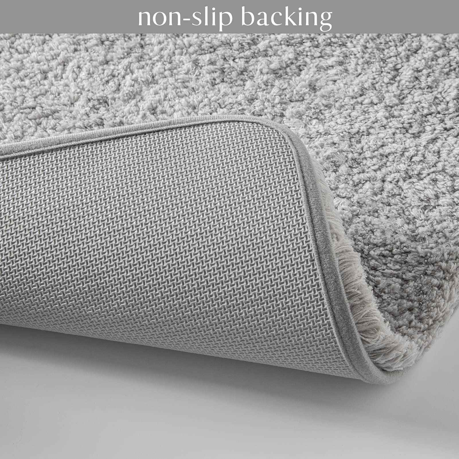 Ashler Runners Non-Slip Bathroom Rug Set - 2 Piece Ultra Soft Water Absorbent Bath Mat & Shower Carpet | Machine Washable Plush Bath Rugs for Bathroom Safety & Comfort - Perfect for Bathroom, Shower, and Vanity Areas