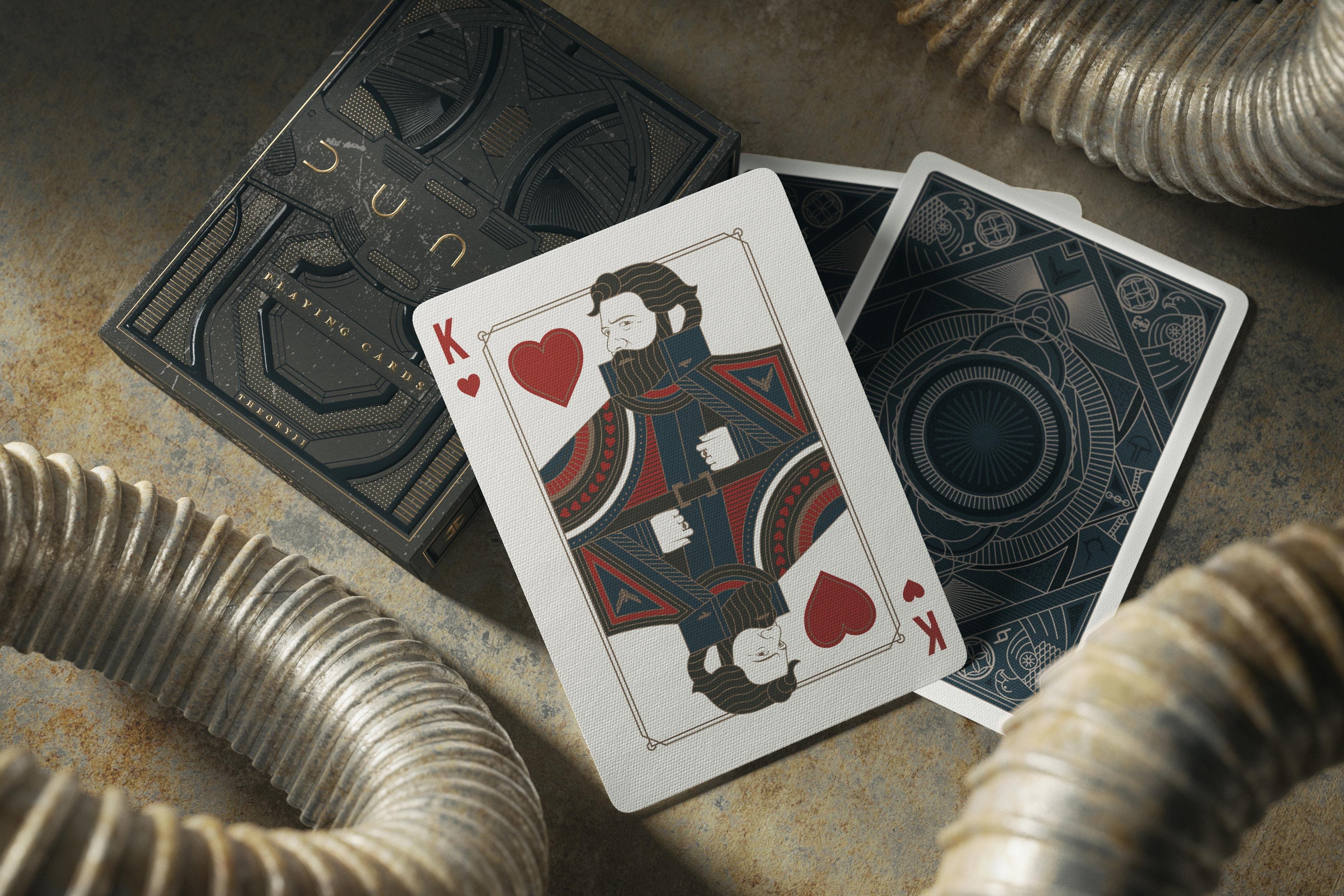 Premium Dune Playing Cards by Theory11 - Official Licensed Deck for Collectors, Cardistry & Magic Tricks - Perfect for Game Nights, Gifts & Fans of the Sci-Fi Classic