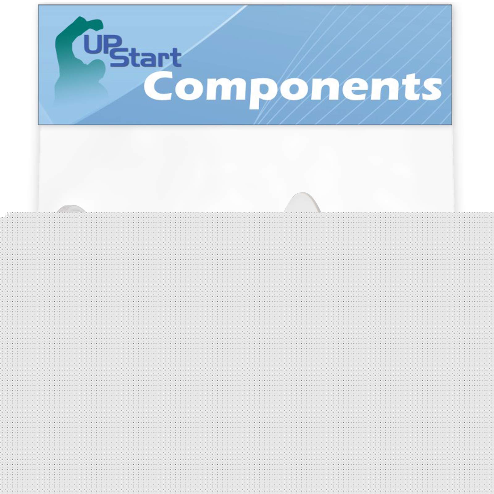 2-Pack WR17X11705 Refrigerator Dispenser Auger Replacement - Compatible with General Electric HSS25GFTACC Refrigerator & WR17X11705 Ice Maker - Durable UpStart Components Brand - Perfect for DIY Repair & Home Appliance Maintenance