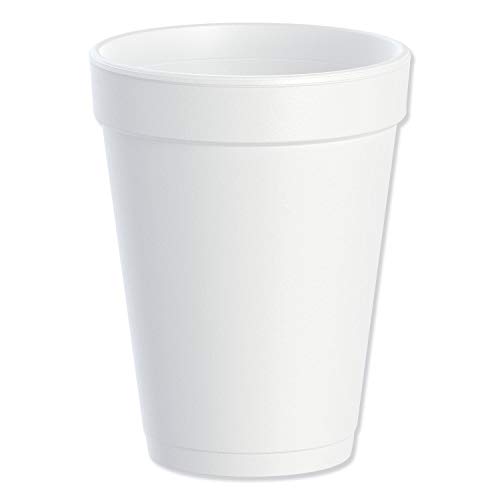 Premium 14 oz White Drink Foam Cups - Bulk Pack of 1000 - Ideal for Coffee, Tea, Smoothies & Party Beverages