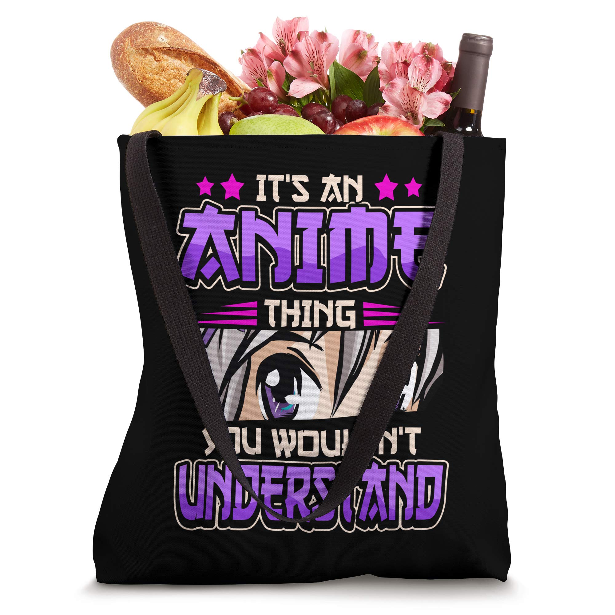 Funny Anime Manga Otaku Kawaii Tote Bag - Cute Japanese Pop Culture Gift for Cosplay, Convention & Everyday Use