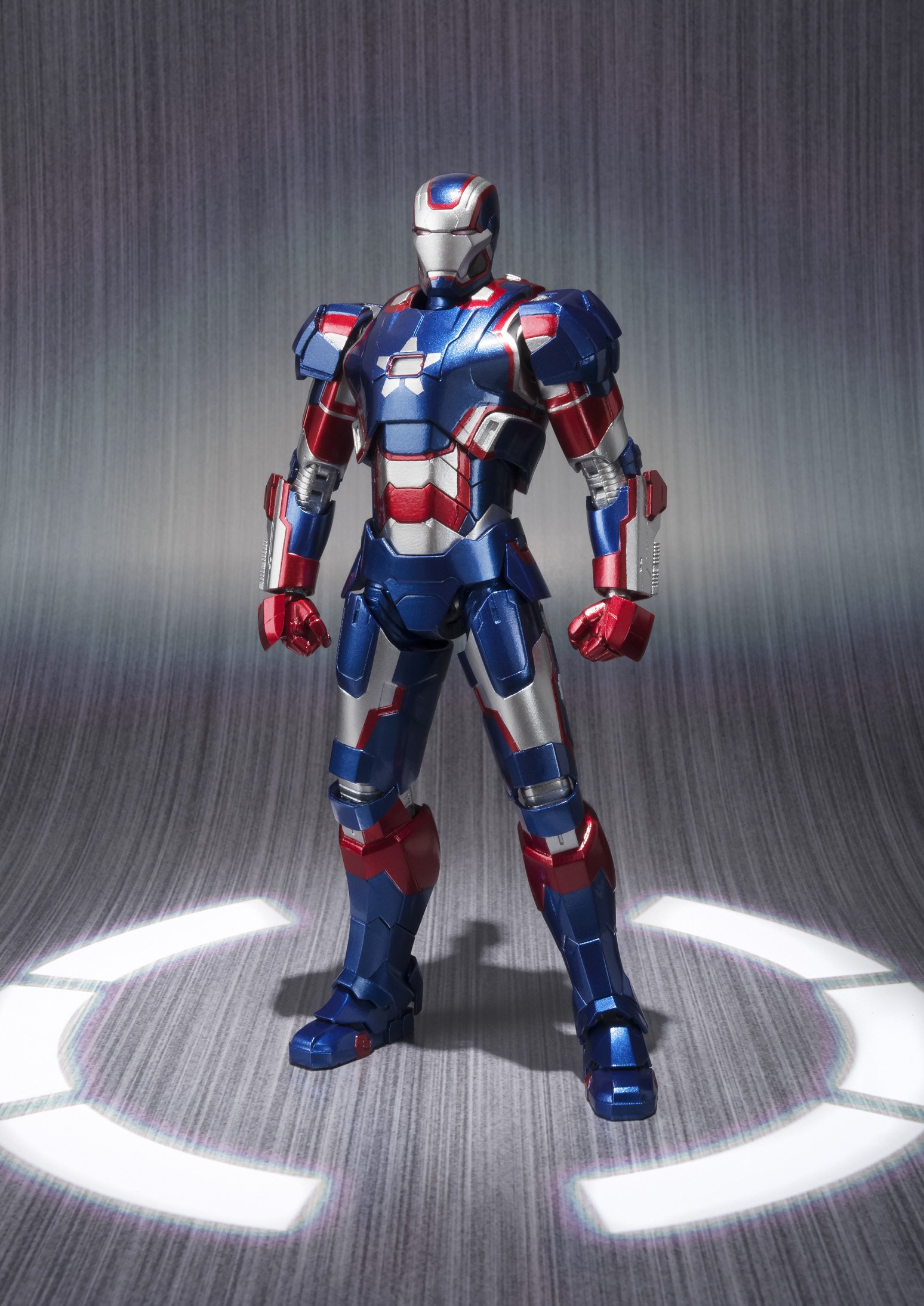 Bandai S.H. Figuarts Iron Patriot Action Figure from Iron Man 3 - Highly Detailed Collectible Toy for Marvel Fans | Perfect for Display, Photography, and Comic Conventions