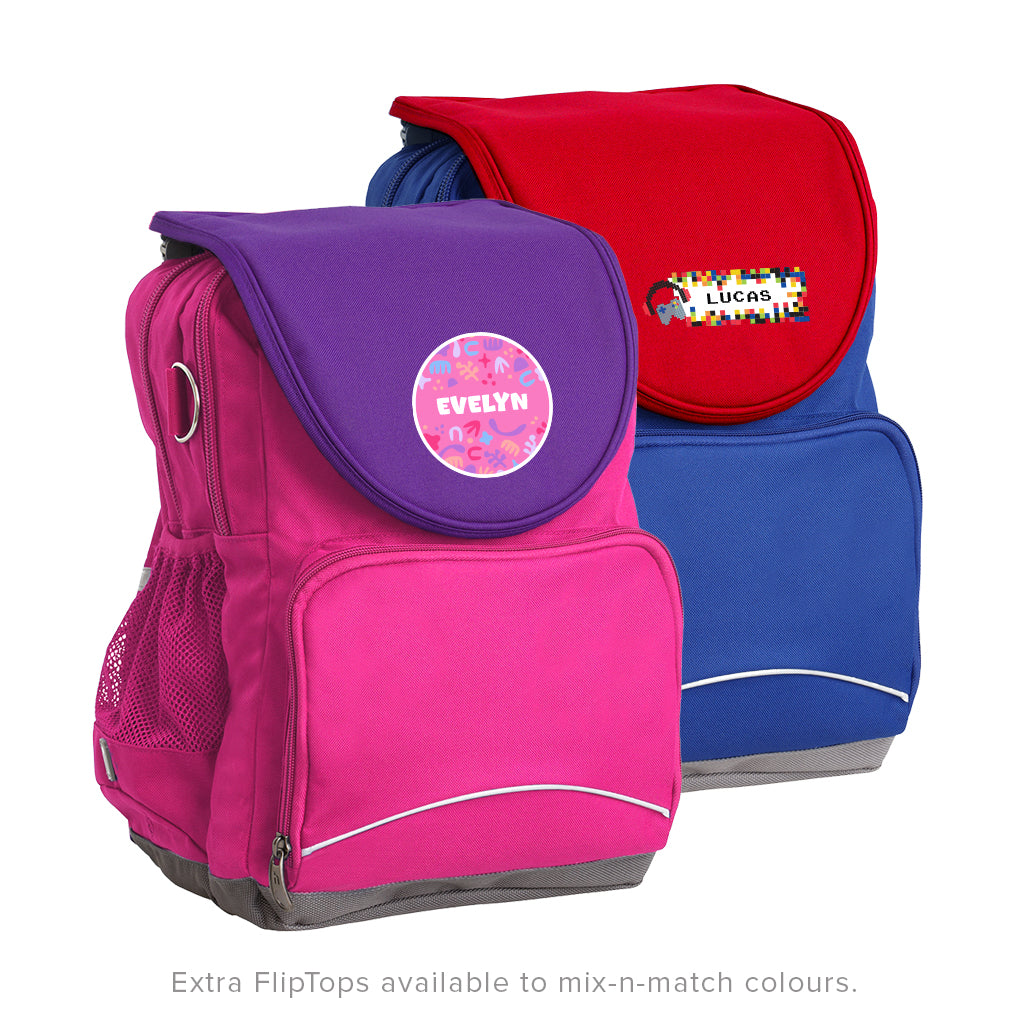 Switchable Primary Backpack FlipTops - Convertible Laptop Backpack for Work, School & Travel - Durable Water-Resistant Daypack with USB Charging Port
