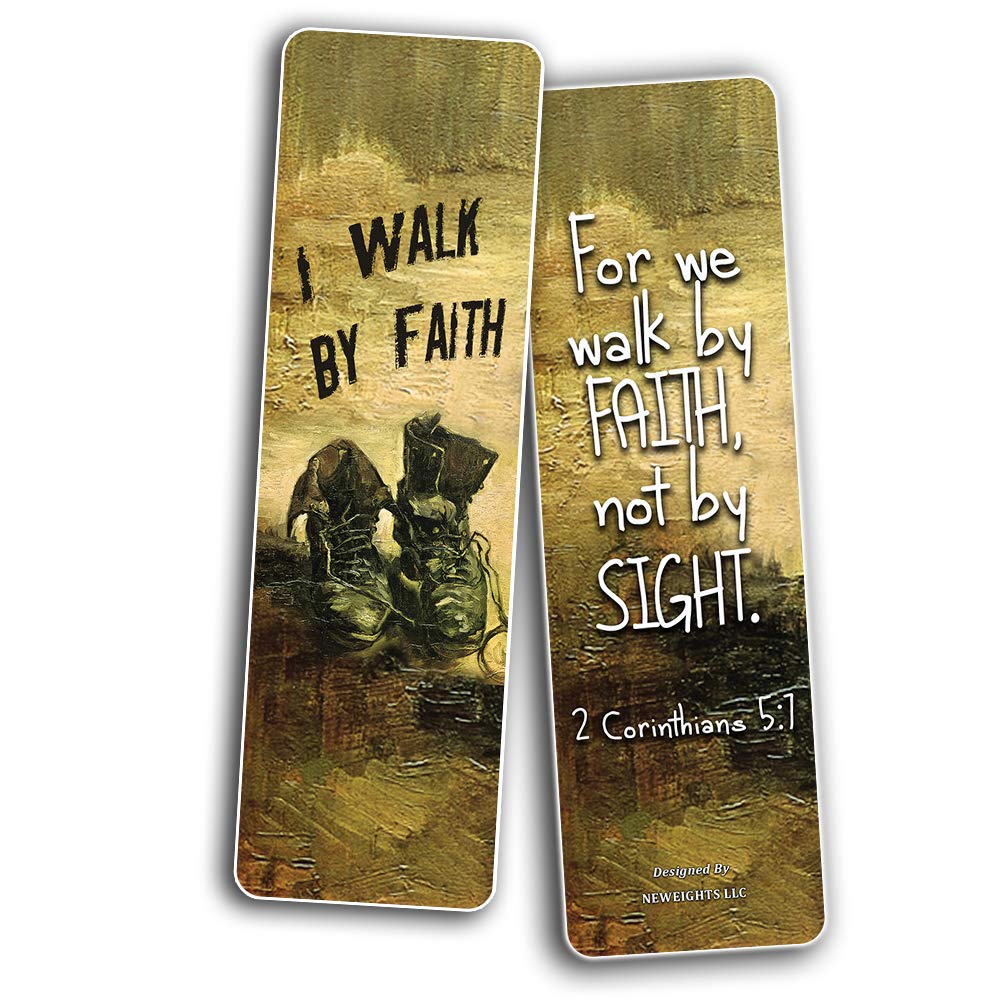 Inspiring Bible Verse Bookmarks - 12 Pack for Sunday School & Baptism Gifts