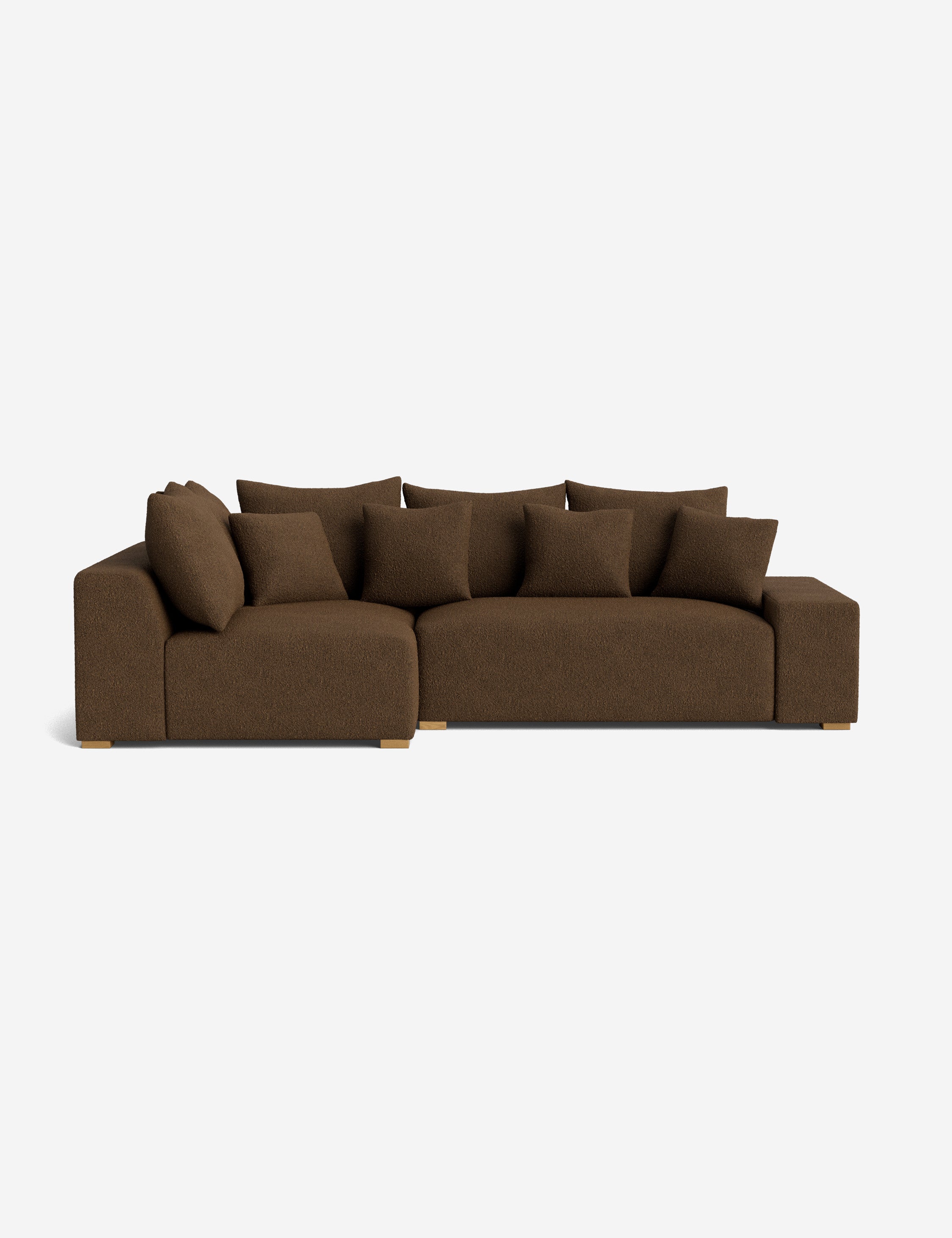 Stylish Clayton Sectional Sofa - Modern L-Shaped Couch for Living Room, Home Theater & Lounge Areas | Comfortable Fabric Upholstery & Spacious Seating