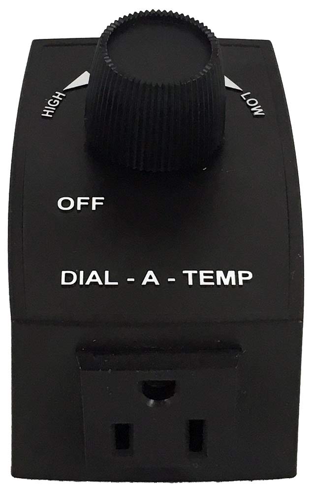 KB Electronics 8811005 Dial-A-Temp Fan Speed Controller - Adjustable Temperature & Airflow Control for Home, Office & Workshop Ventilation Systems