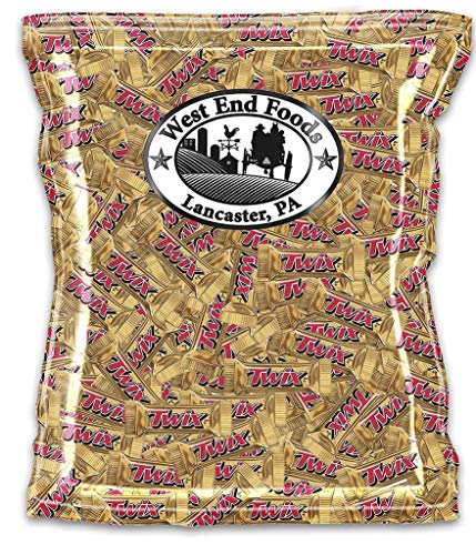Twix Mini Milk Chocolate Bars - 14 LB Bulk Pack | Individually Wrapped for Parties, Halloween, Office Snacks & Gift Baskets