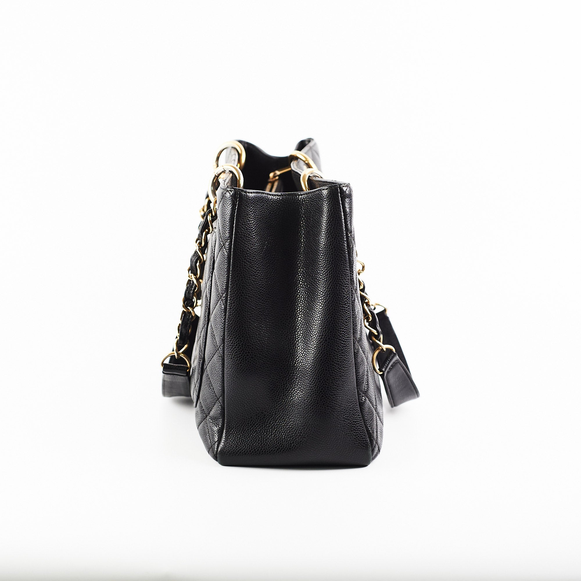 Chanel Black Caviar Leather Grand Shopping Tote GST - Luxury Designer Handbag for Women, Perfect for Work, Travel & Everyday Use