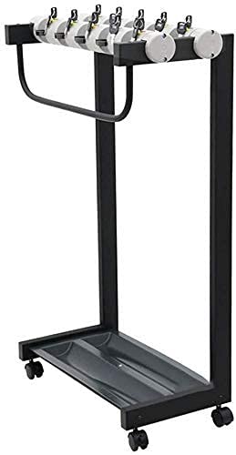GANE 10-Slot Umbrella Stand with Lock - Modern Folding Floor Rack for Hotel Lobby, Office & Home Use - 590 x 300 x 970mm - Perfect for Entryway Organization & Wet Umbrella Storage