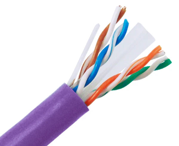 Premium CAT6A Riser Bulk Ethernet Cable - 1000FT Solid Copper UTP CMR 23AWG for High-Speed Networking, Data Centers & Office Installations
