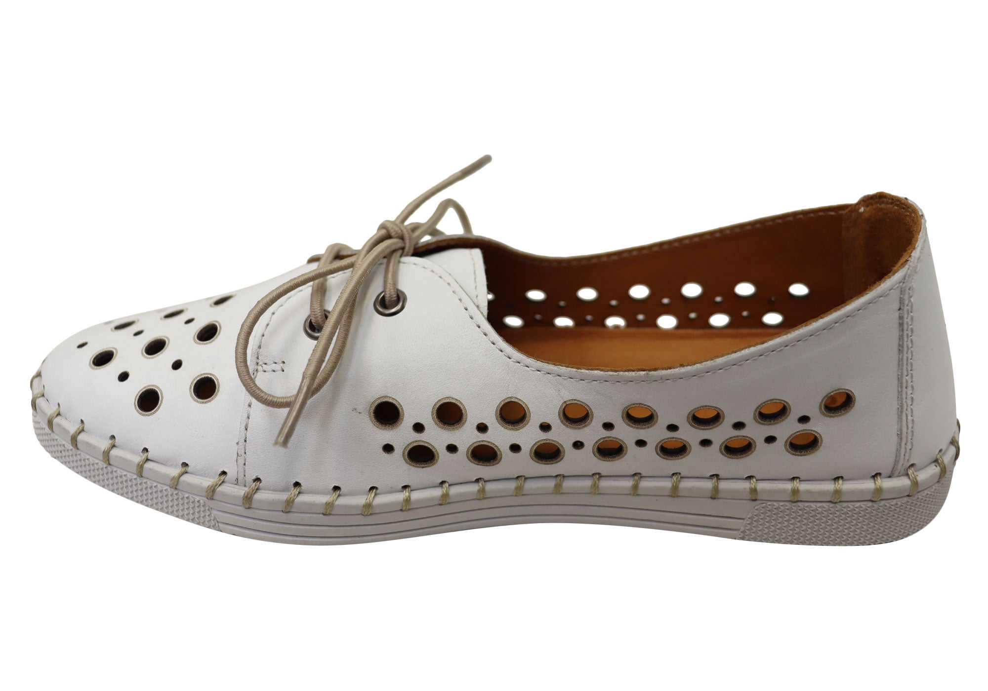 Orizonte Gemma Women's Comfortable Leather Shoes - European Style for Work, Walking & Casual Wear