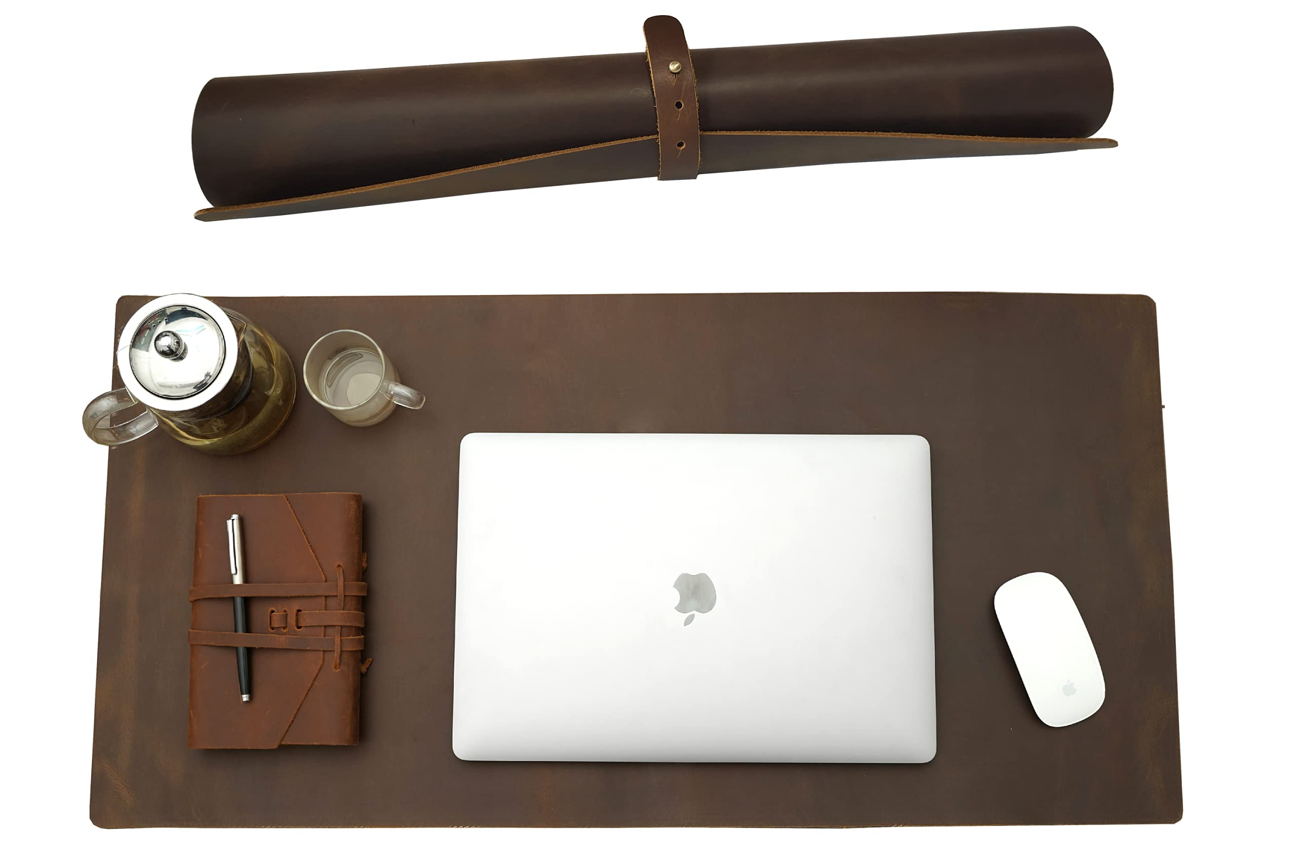 Premium Full Grain Leather Desk Pad Protector - 36