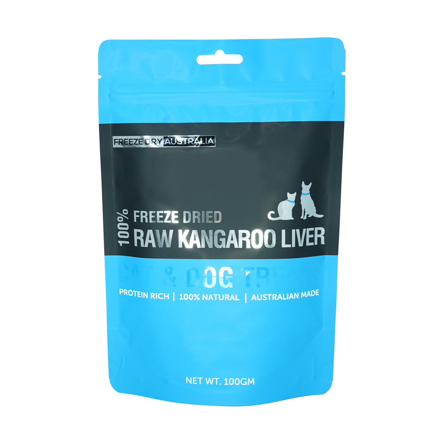 Premium Freeze-Dried Kangaroo Liver Dog & Cat Treats - 100g | All-Natural, High-Protein Pet Snacks for Training & Rewards | Made in Australia | Perfect for Sensitive Stomachs & Picky Eaters