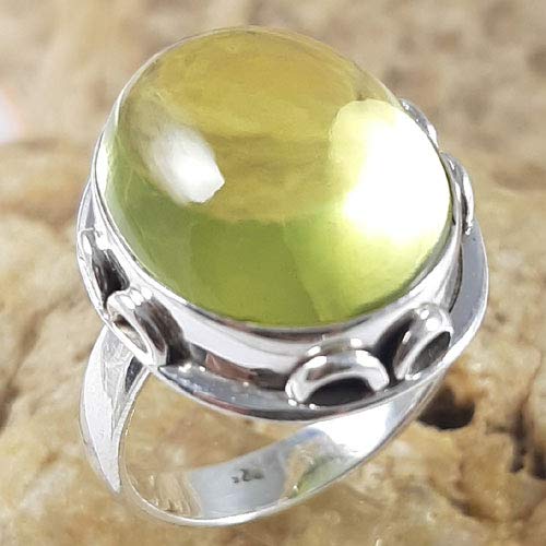 925 Sterling Silver Gemstone Ring for Women - Handmade Jewelry Gift for Christmas & Cyber Monday