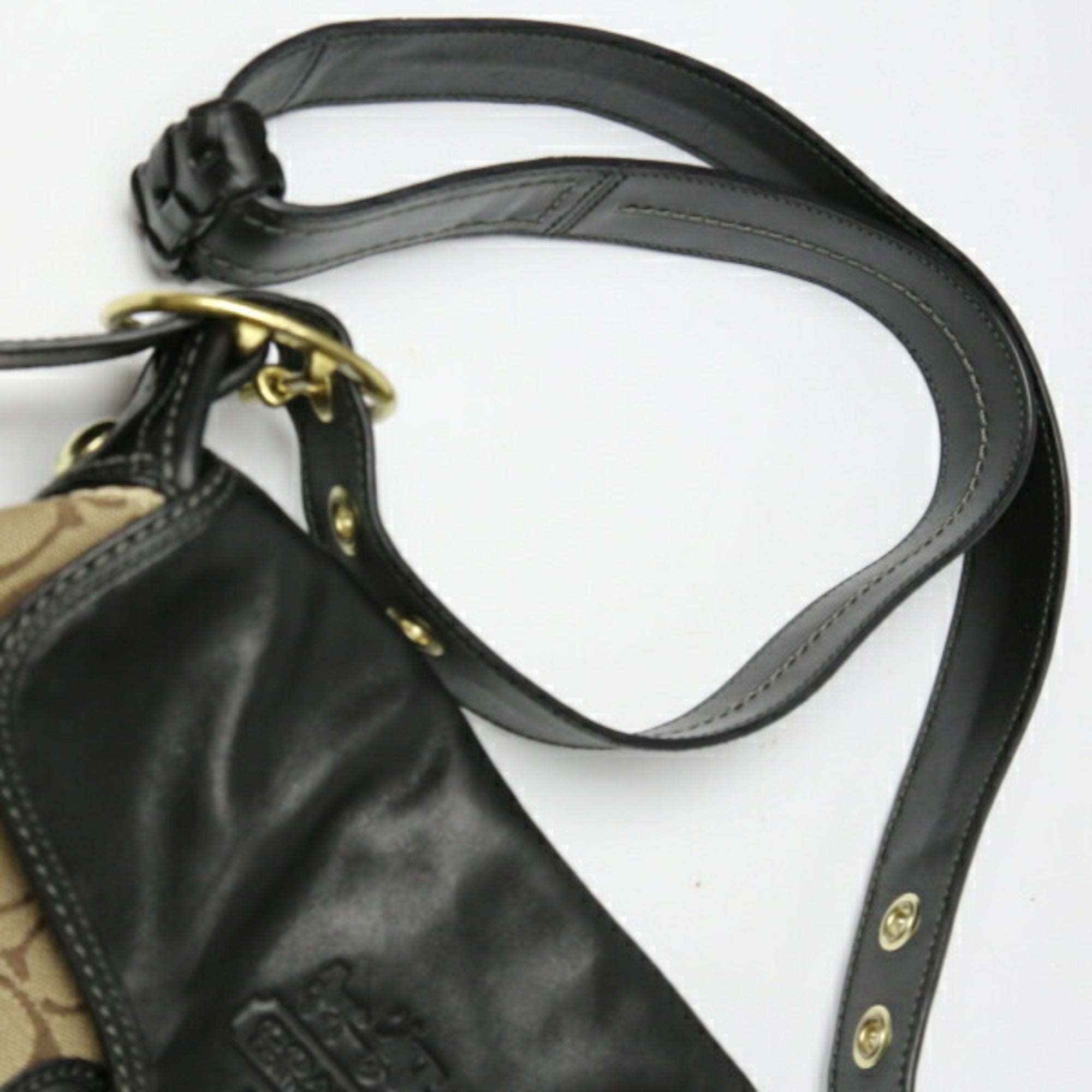 Authentic Black Leather Coach Handbag for Women - Stylish & Durable Designer Purse for Work, Travel & Everyday Use