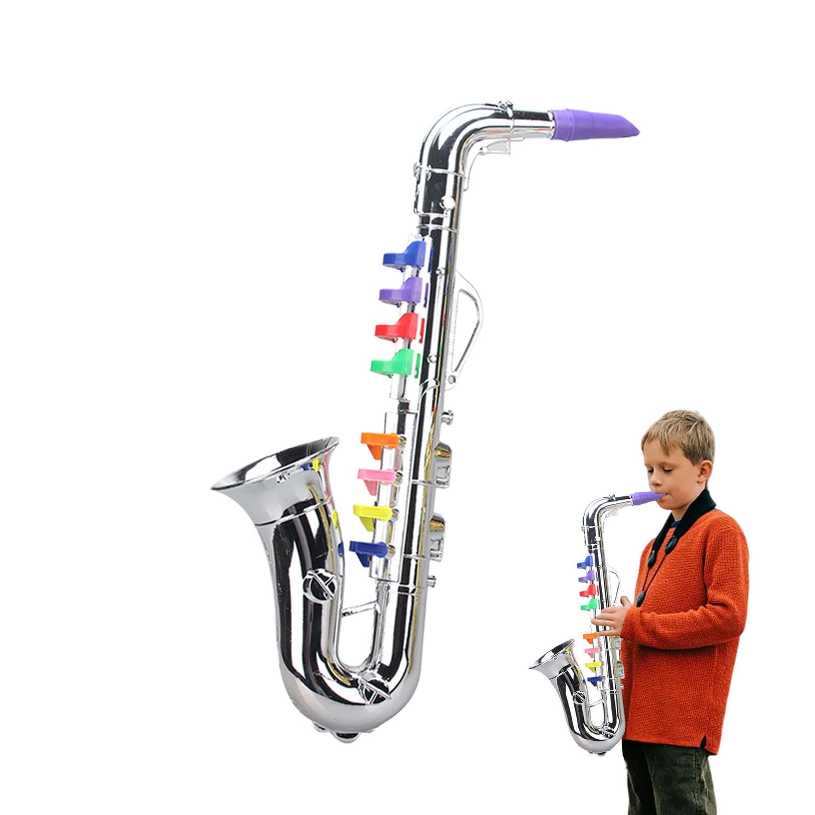 Kids Toy Saxophone - Early Learning Musical Instrument for Toddlers | Fun & Educational Pretend Play, Multifunctional Toy for Children | Perfect for Birthday Gifts, Preschool Learning & Music Exploration