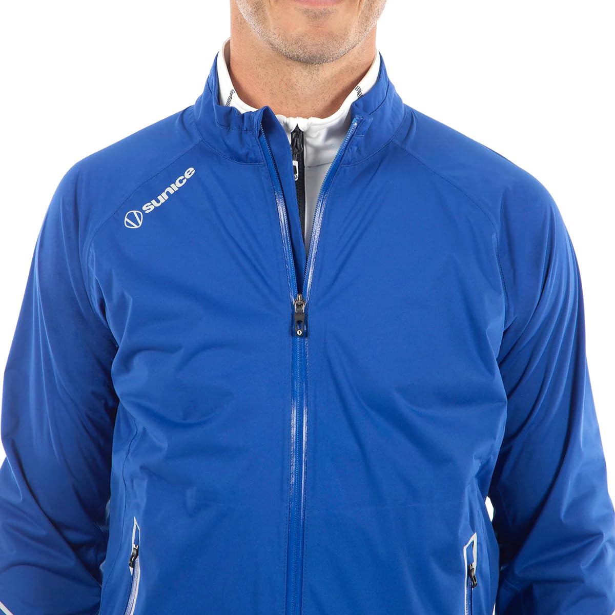 Sunice Jay Men's Waterproof Breathable Ultra Stretch Performance Jacket - Lightweight Hiking & Outdoor Adventure Jacket for Running, Skiing, and Travel