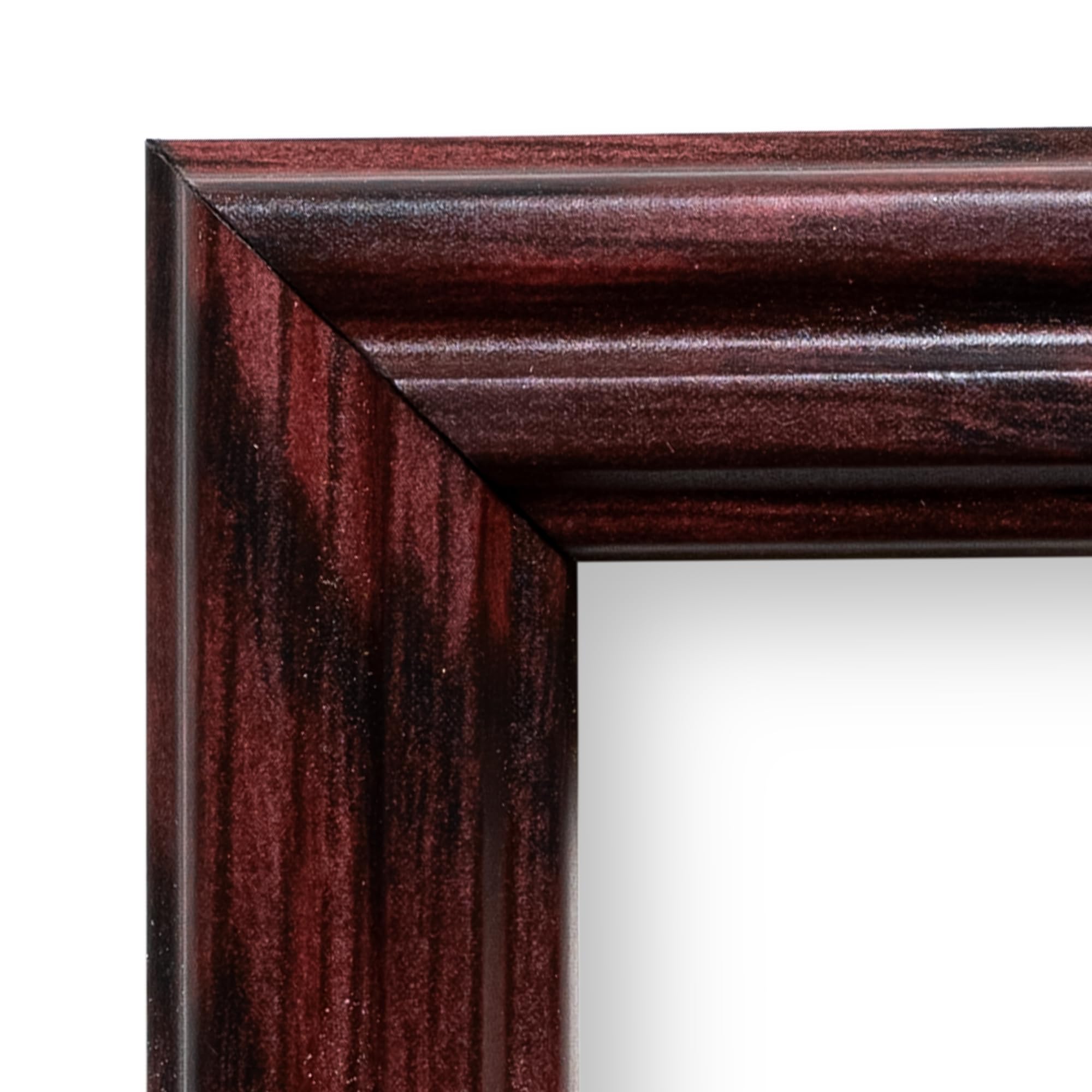 18x19 Inch Cherry Wood 0.75 Inch Thick Picture Frame - Wall Art for Living Room, Bedroom & Office Decor - Perfect for Photos, Posters, Certificates, Puzzles & Documents - Ideal for Home, Office & Gift Giving