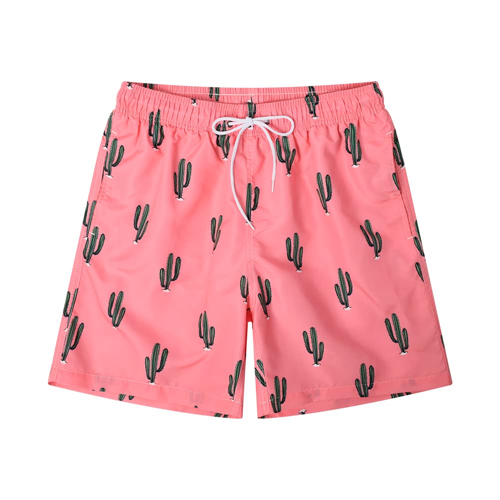 **SUNDAY ROSE Men's Quick Dry Swim Trunks - 5 Inch Inseam Beach Shorts with Mesh Lining - Comfortable Bathing Suits for Swimming, Surfing & Vacation**