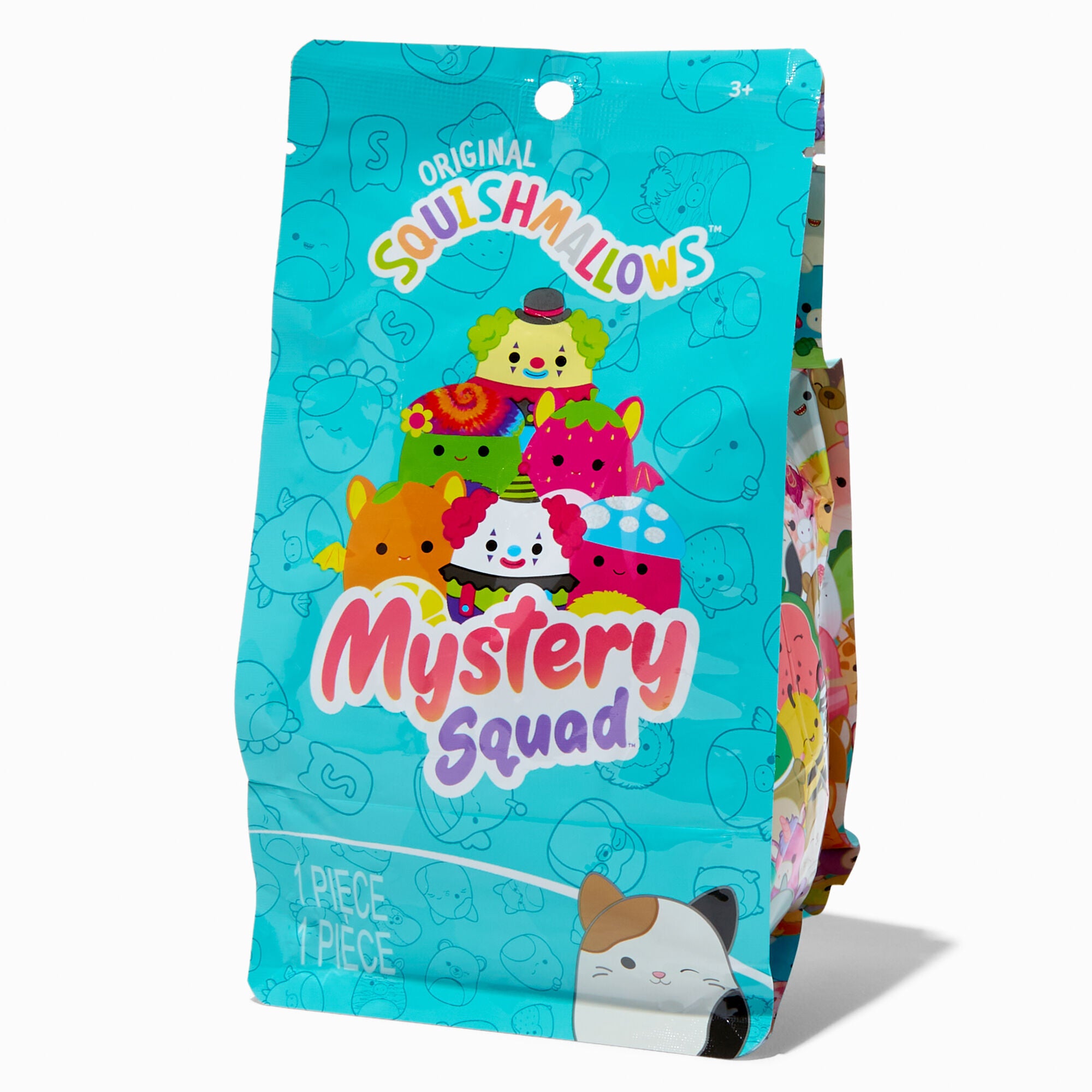 5 Pack Blacklight Squishmallows Mystery Squad - Glow in The Dark Plush Toys for Collectors, Kids Room Decor & UV Party Favors